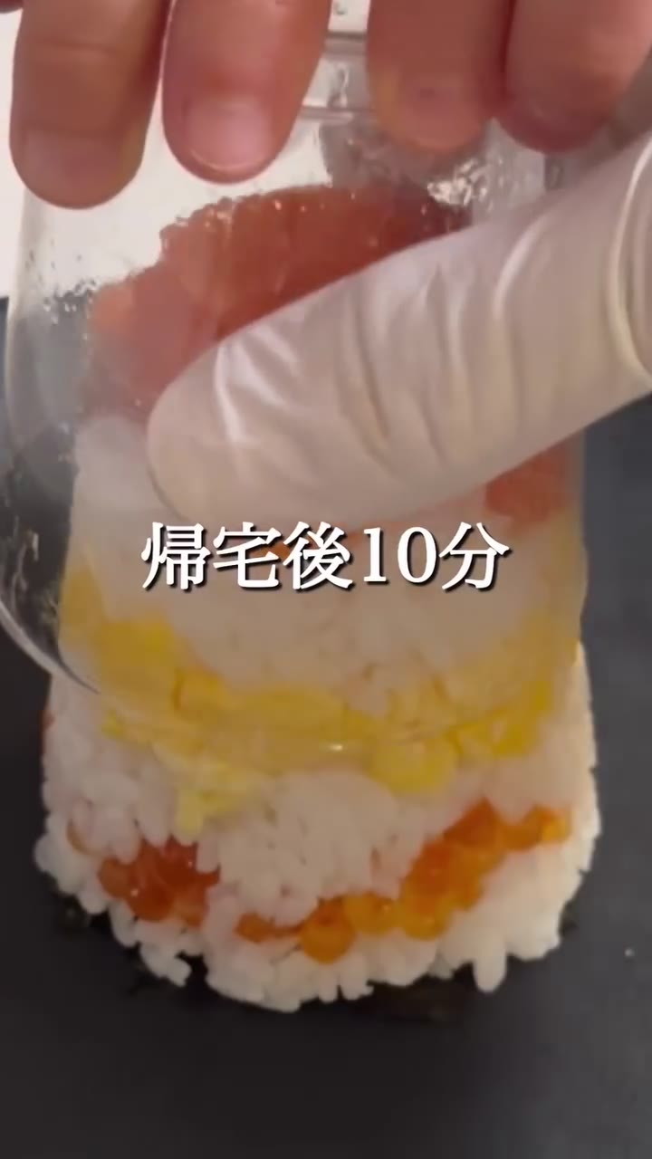 ひな祭りの簡単カップずし