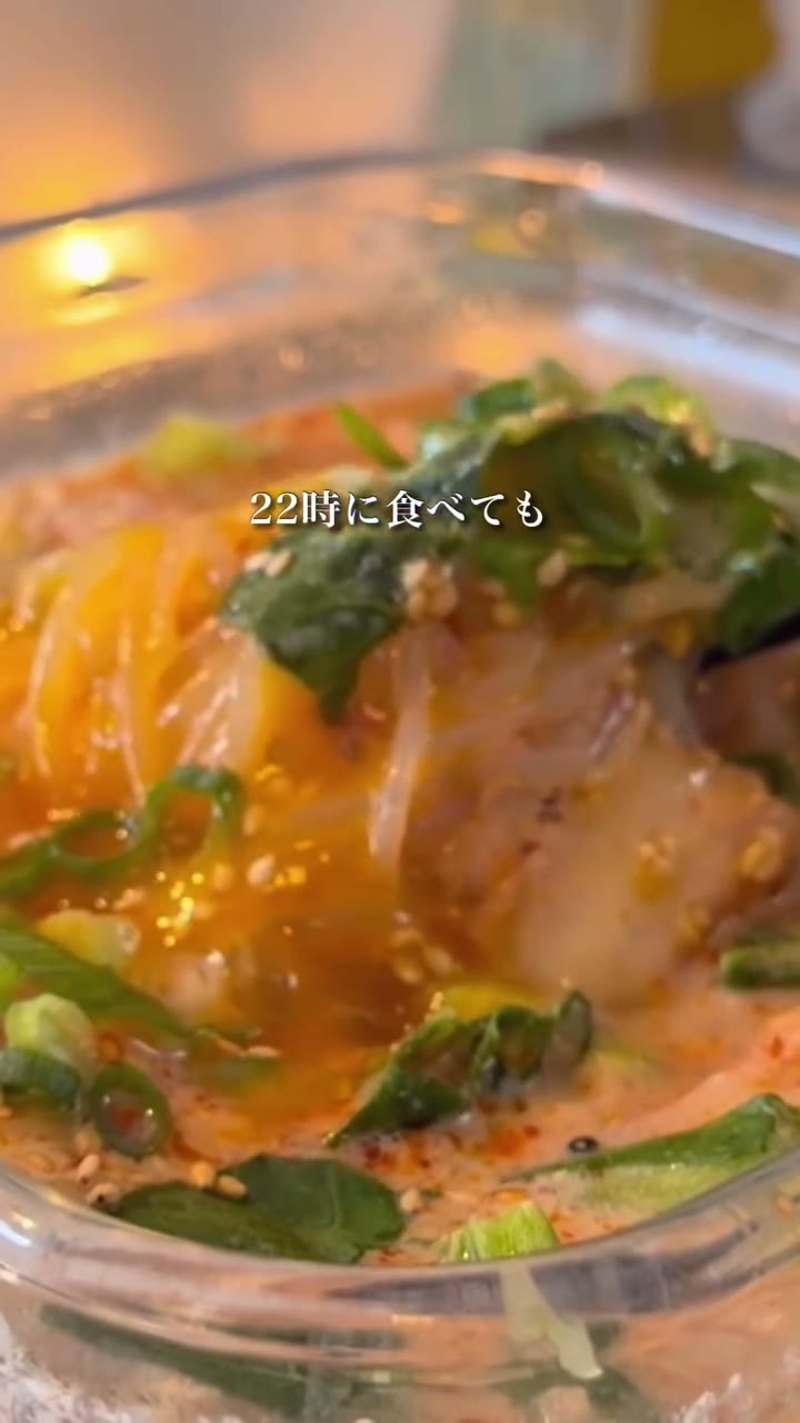 罪悪感ゼロのレンチン担々麺